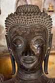 Vientiane, Laos - Wat Si Saket, The gallery around the sim houses thousands of Buddha statues in various mudras, dating  from the 16th century. 